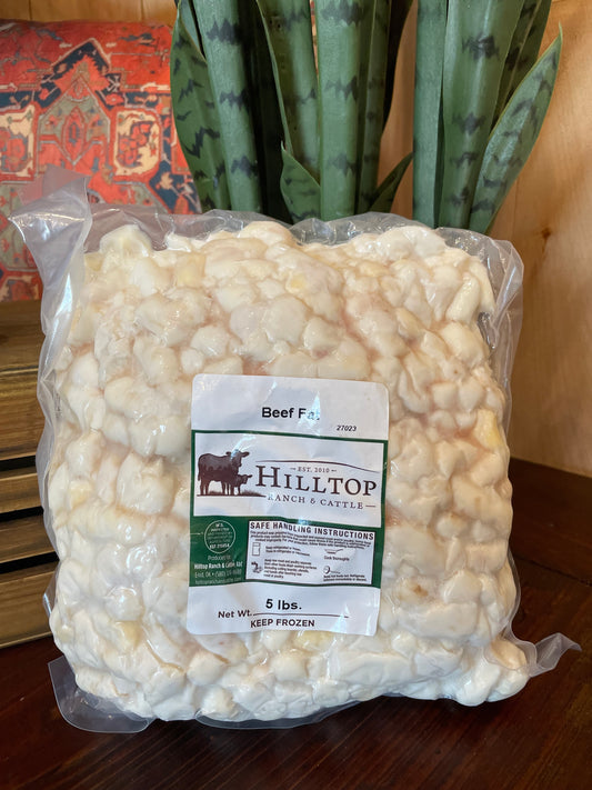 Beef Suet to Make Tallow Products - Grass Finished